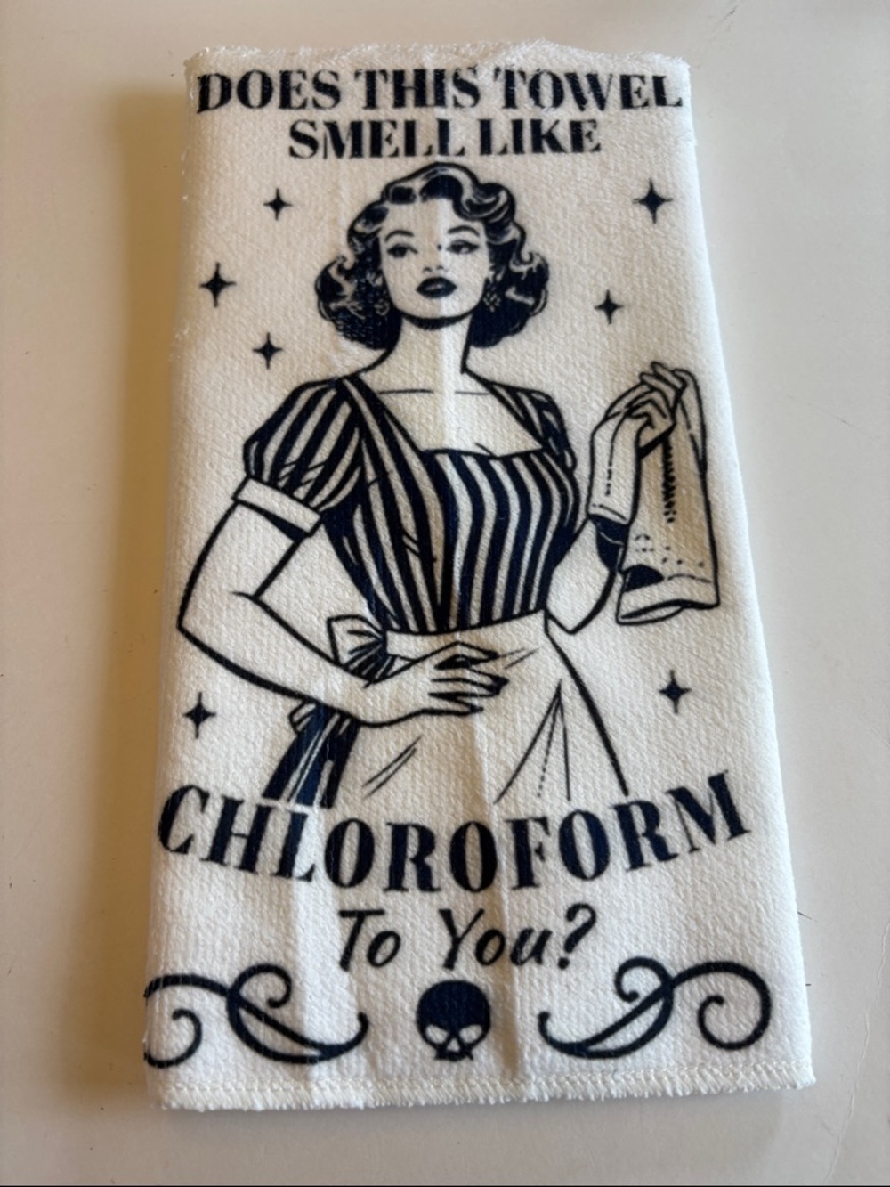 'Chloroform' Kitchen Towel